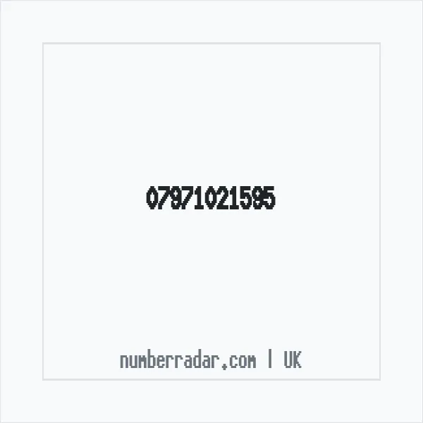 Reverse number check for +44 7971 021595 — who called me?