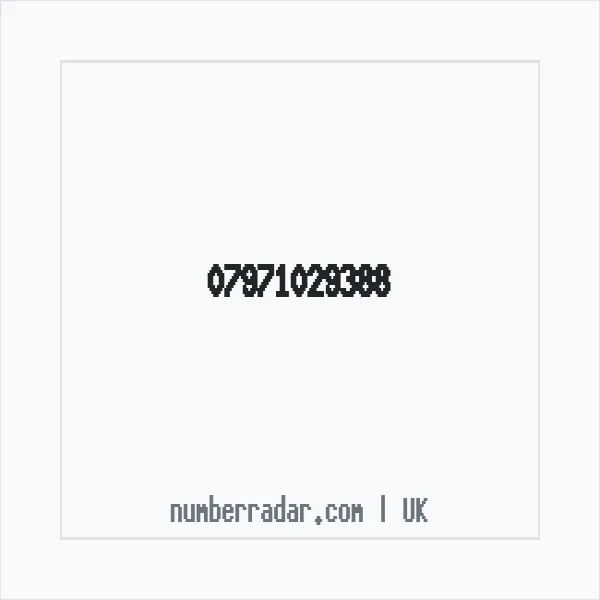 Reverse number check for +44 7971 029388 — who called me?