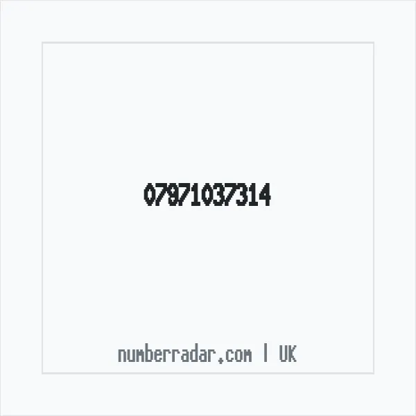 Reverse number check for +44 7971 037314 — who called me?