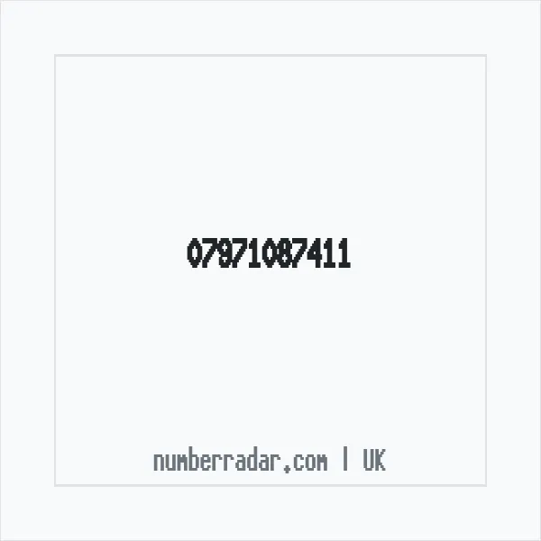 Reverse number check for +44 7971 087411 — who called me?