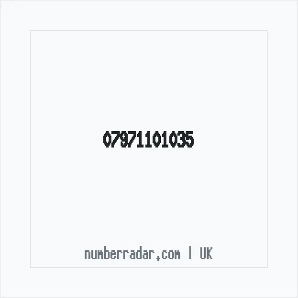 Reverse number check for +44 7971 101035 — who called me?