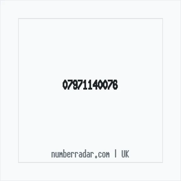 Reverse number check for +44 7971 140076 — who called me?