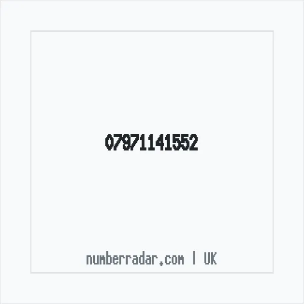 Reverse number check for +44 7971 141552 — who called me?