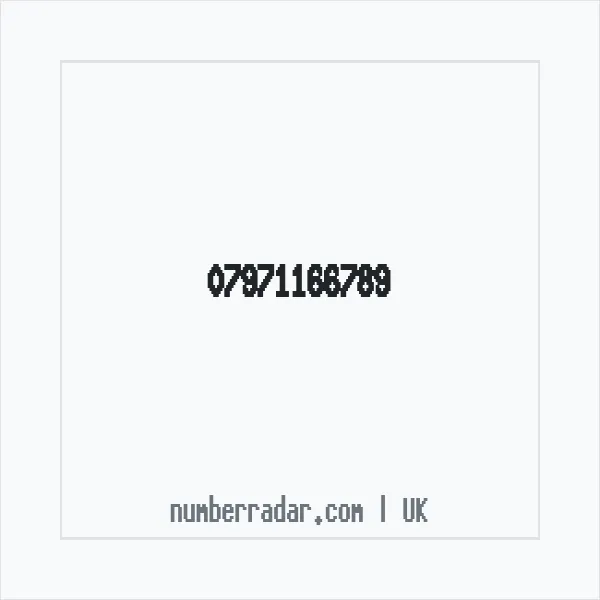 Reverse number check for +44 7971 166789 — who called me?