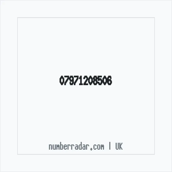 Reverse number check for +44 7971 208506 — who called me?