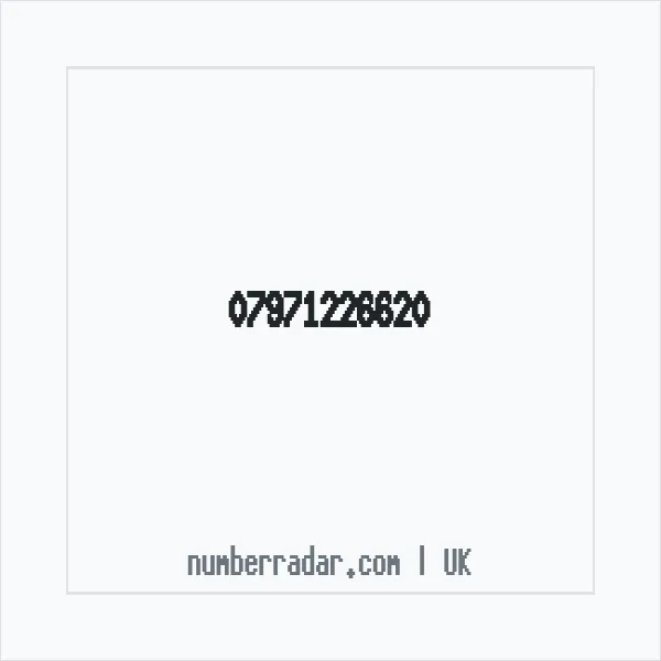 Reverse number check for +44 7971 226620 — who called me?