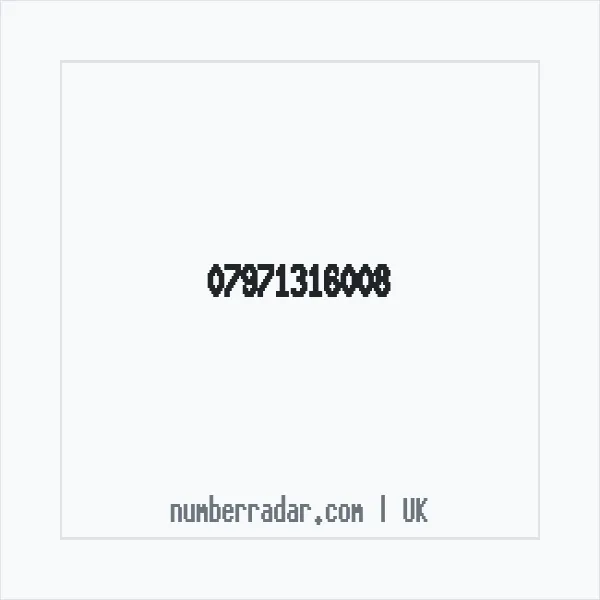 Reverse number check for +44 7971 316008 — who called me?