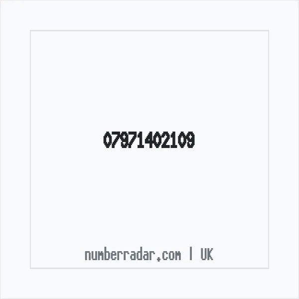 Reverse number check for +44 7971 402109 — who called me?