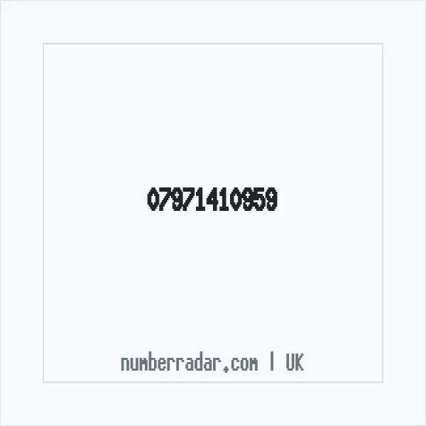 Reverse number check for +44 7971 410959 — who called me?