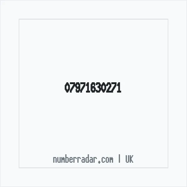 Reverse number check for +44 7971 630271 — who called me?