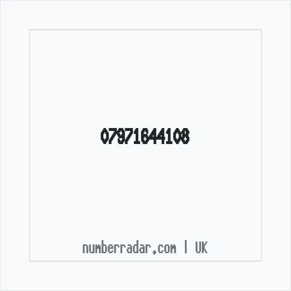 Reverse number check for +44 7971 644108 — who called me?