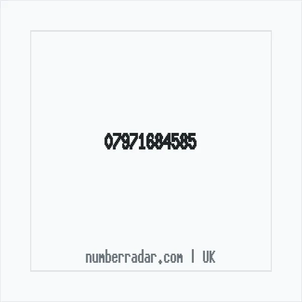 Reverse number check for +44 7971 684585 — who called me?