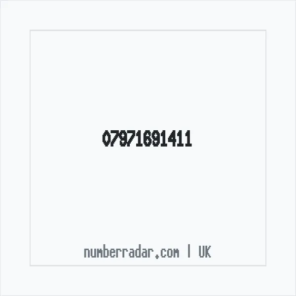 Reverse number check for +44 7971 691411 — who called me?