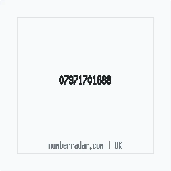 Reverse number check for +44 7971 701688 — who called me?