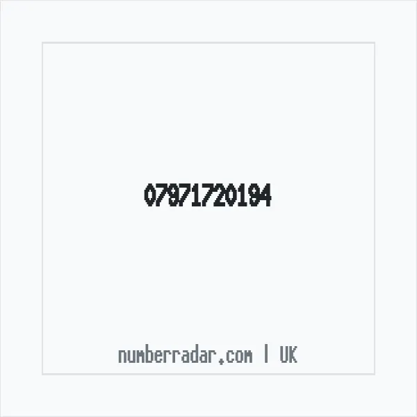 Reverse number check for +44 7971 720194 — who called me?