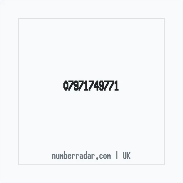 Reverse number check for +44 7971 749771 — who called me?