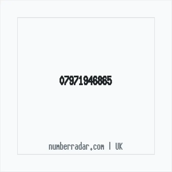 Reverse number check for +44 7971 946865 — who called me?