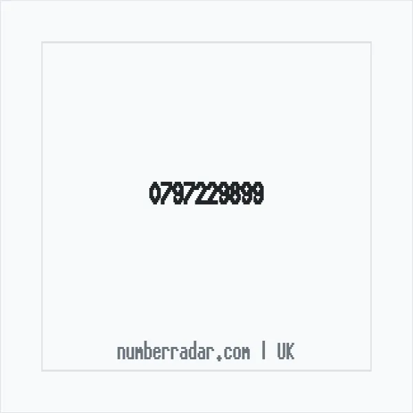 Reverse number check for +44 797229899 — who called me?