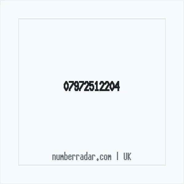 Reverse number check for +44 7972 512204 — who called me?