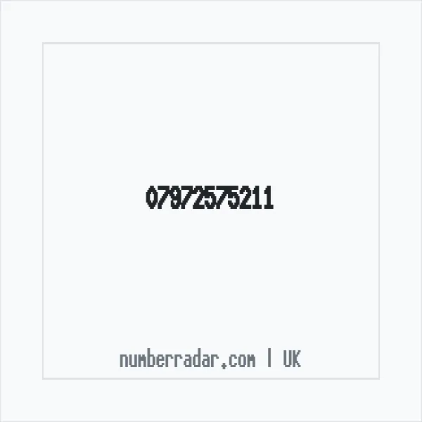 Reverse number check for +44 7972 575211 — who called me?