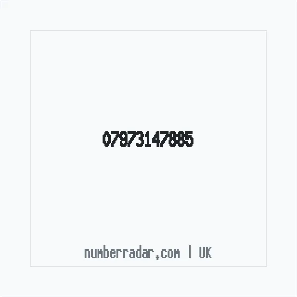 Reverse number check for +44 7973 147885 — who called me?