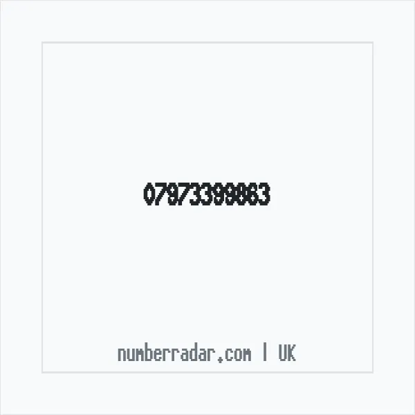 Reverse number check for +44 7973 399863 — who called me?