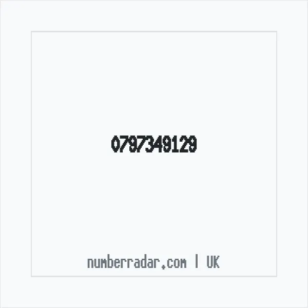Reverse number check for +44 797349129 — who called me?