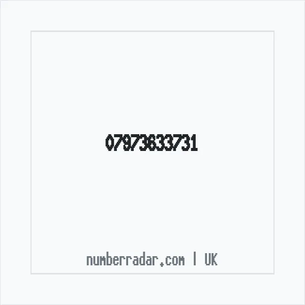 Reverse number check for +44 7973 633731 — who called me?