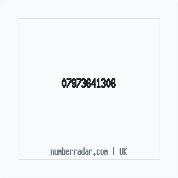 Reverse number check for +44 7973 641306 — who called me?