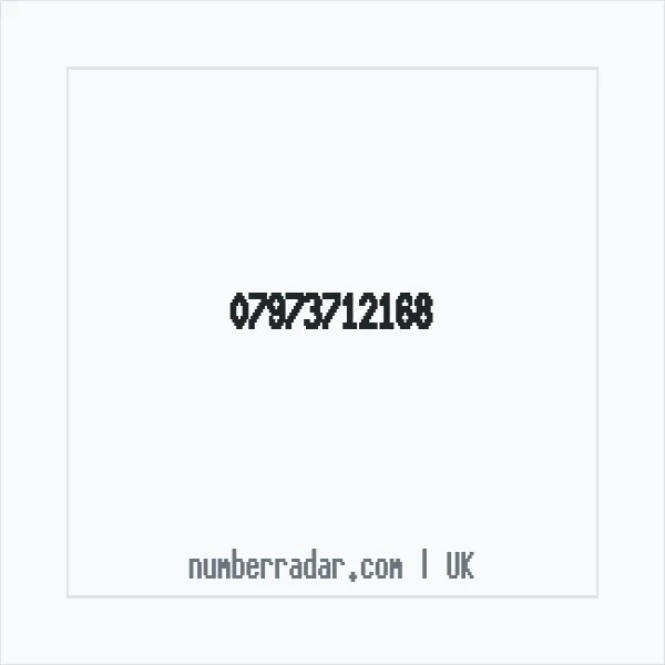 Reverse number check for +44 7973 712168 — who called me?