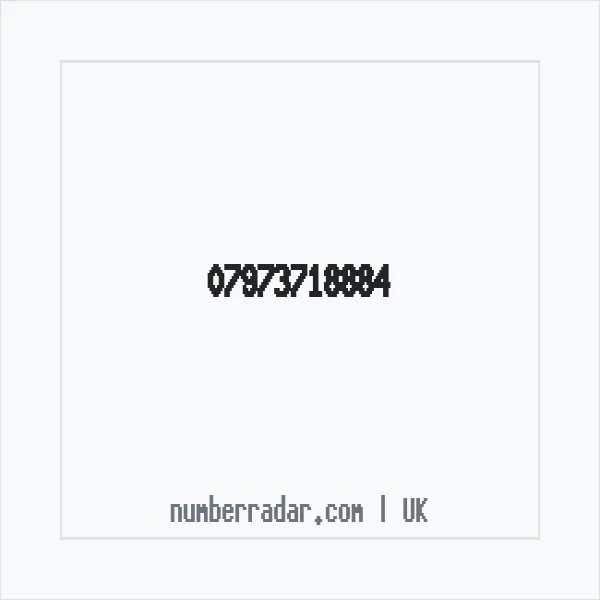 Reverse number check for +44 7973 718884 — who called me?