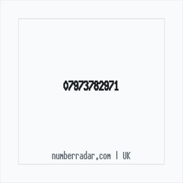 Reverse number check for +44 7973 782971 — who called me?