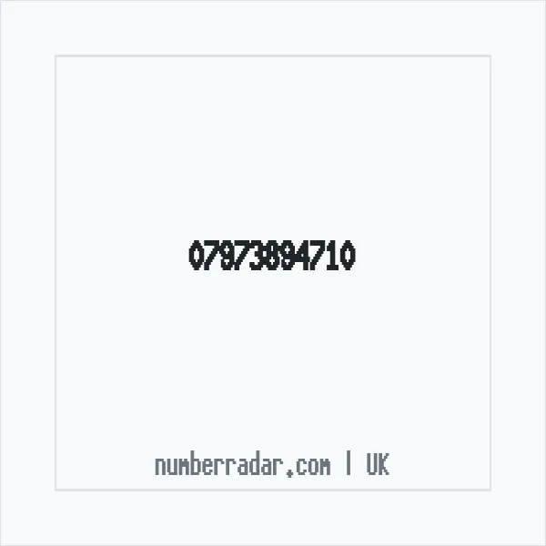 Reverse number check for +44 7973 894710 — who called me?