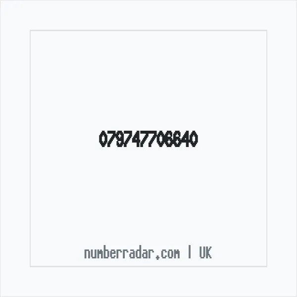 Reverse number check for +44 (7974) 770-664 — who called me?