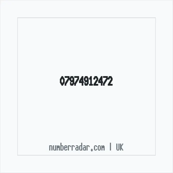 Reverse number check for +44 7974 912472 — who called me?