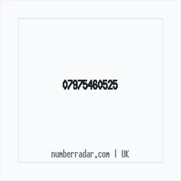 Reverse number check for +44 7975 460525 — who called me?