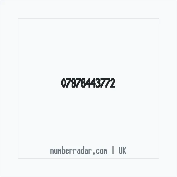 Reverse number check for +44 7976 443772 — who called me?