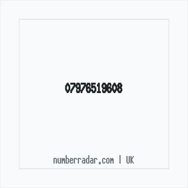 Reverse number check for +44 7976 519608 — who called me?