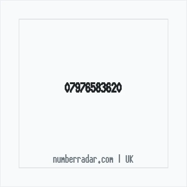 Reverse number check for +44 7976 583620 — who called me?
