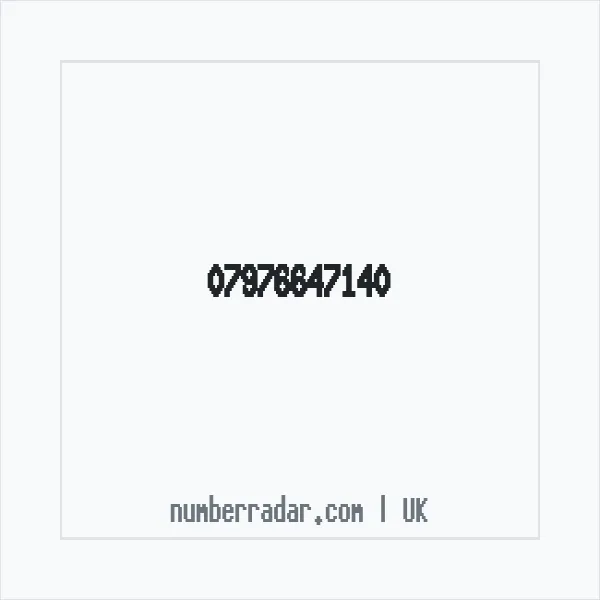 Reverse number check for +44 7976 647140 — who called me?