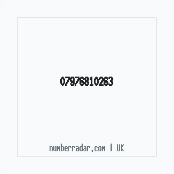 Reverse number check for +44 7976 810263 — who called me?