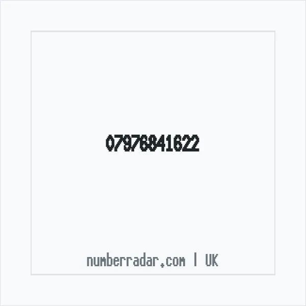 Reverse number check for +44 7976 841622 — who called me?