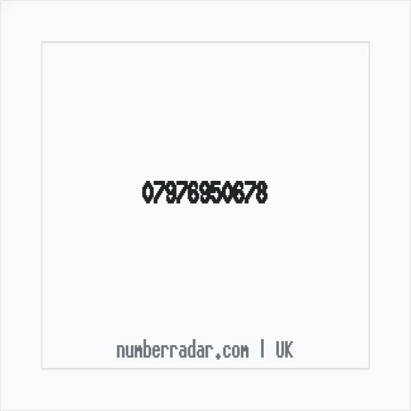 Reverse number check for +44 7976 950678 — who called me?