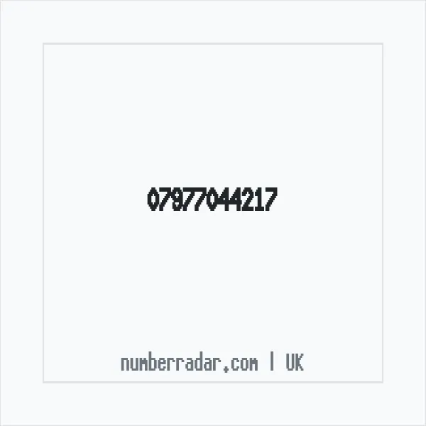 Reverse number check for +44 7977 044217 — who called me?