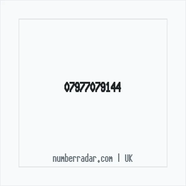 Reverse number check for +44 7977 079144 — who called me?