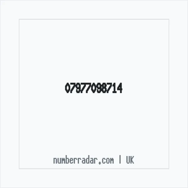 Reverse number check for +44 7977 098714 — who called me?
