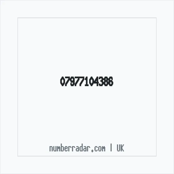 Reverse number check for +44 7977 104386 — who called me?