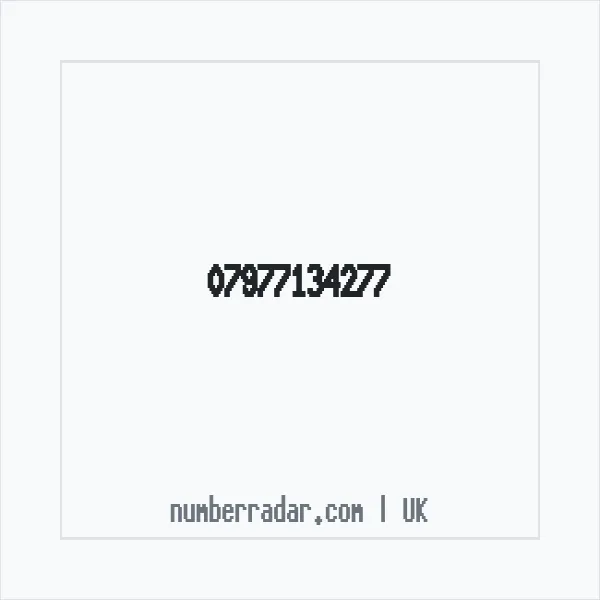 Reverse number check for +44 7977 134277 — who called me?