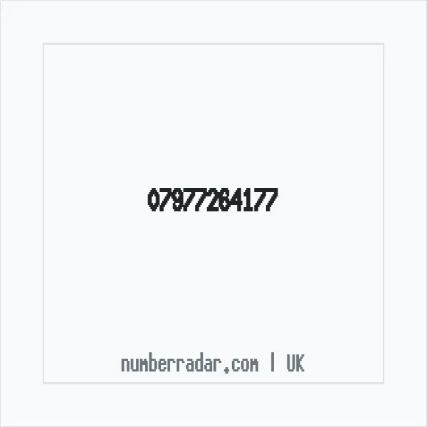 Reverse number check for +44 7977 264177 — who called me?