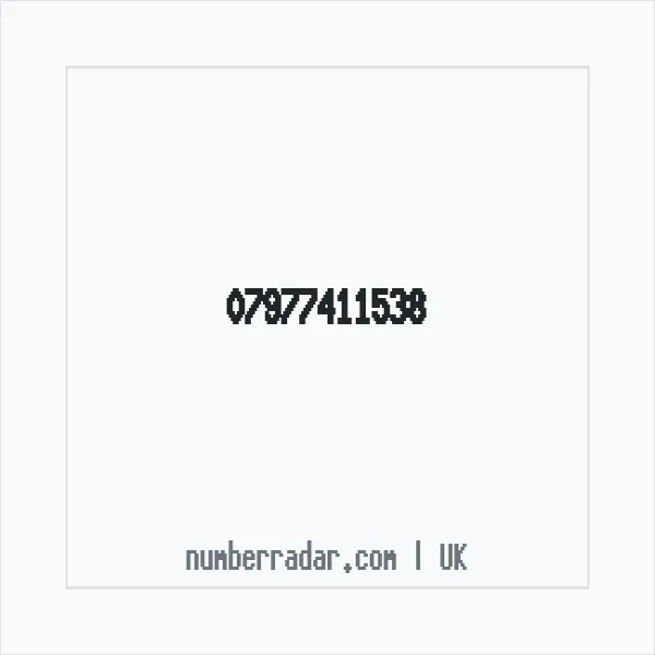 Reverse number check for +44 7977 411538 — who called me?